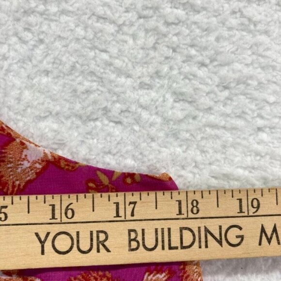 Entro Womens Strappy Tank Top Size Medium Magenta Pink Bird Print Lined‎ New - Picture 6 of 7